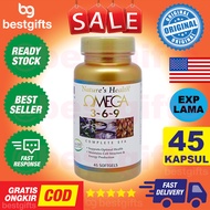NATURES NATURES NATURE HEALTH OMEGA 369 FISH SALMON OIL 3 6 9 CEGAH JANTUNG DARAH TINGGI STROKE 45 K