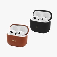 【轉運來】真皮革客製化禮物手造防摔AirPods Pro收納皮套 保護套