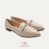 DEAR BLISS Viviana Napa Nude Loafers