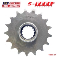S-TEEL Front Spocket 525 - 17T / Motorcycle for MV AGUSTA