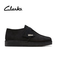 Clarks Mens Desert Trek Black Sde Kasut Lelaki