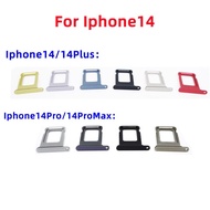 1Pcs SIM Card tray For 14/14Pro/14ProMax Card slot drawer Holder drawer chip card tray Sim Card Read