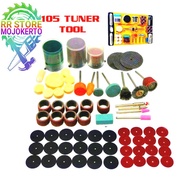 Mata Bor Tuner Mini Grinder IKURA RTS202 Rotary Tools Set 105Pcs