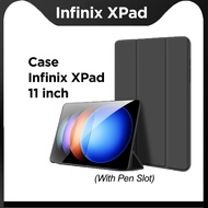 Case Infinix XPad 11 inch Silicone PU Leather Protective Infinix XPad Cover With Pen Slot Infinix XP