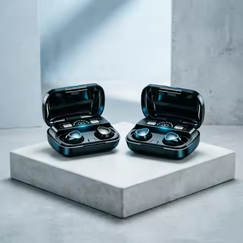 TWS Bluetooth headset M10 hands-free LED Dispay headset Bluetooth HiFi stereo music wireless earplug