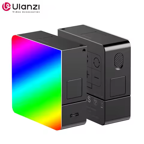 Ulanzi VL49 RGB Pro Colorful Ambience Video Light Fill Light Portable for Camera Smartphone Video Vl