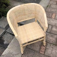 Old-fashioned Rattan Chair Natural Rattan Chair Bamboo Chair Backrest Chair Handmade Rattan Chair Le