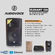 Speaker Aktif Audiovoice Elegant 15A / Elegant15a Original 15 Inch