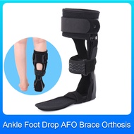 Adjustable AFO Foot Drop Brace-Ankle Foot Orthosis Drop Foot Stabilizer Support for Walking with Sho