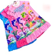 5-8years Baby Shark Dress Girl Gown