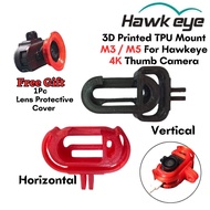 3D Printed TPU Hawkeye 4K Thumb Horizontal & Vertical Anti Jello Gopro Mount M3 M5 For FPV Racing Dr