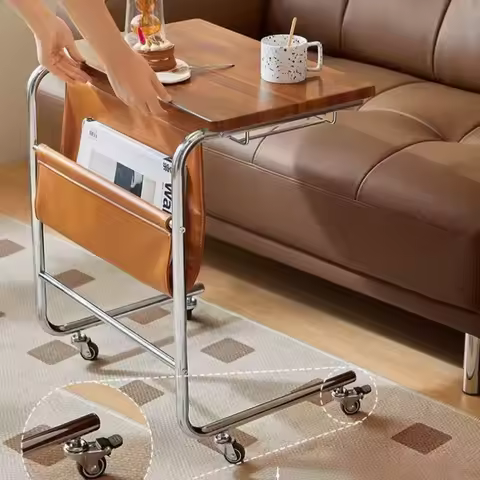 Bedside Table Sofa-side Table Living Room Bedroom Lazy Chair Desk Laptop Computer Table Movable Mult