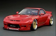 Ignition Model IG 1/18 Rocket Bunny Mazda RX-7 FD3S Red Metallic 1:18(not autoart Otto)