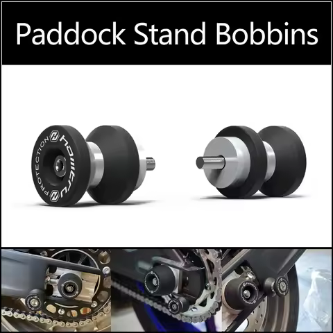 For Yamaha R1 2002-2014 / R6 2001-2016 / R3 2015-2023 / MT-03 2016-2021 Paddock Stand Bobbins