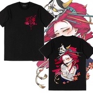 S-5XL Japanese Geisha T-Shirt | Men Women Loose Cotton Tee | Geisha Fan Clothes | Geisha Series 03 S