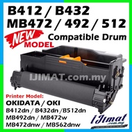 OKI Drum Kit B412 B432 MB472 MB492 B512 MB562 B412dn B432dn B512dn MB492dn MB472w MB472dnw MB562dnw 