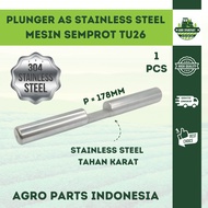 MESIN Stainless Steel Plunger As TU26 Inner Piston Pump 2-stroke Pest Sprayer Machine 3WZ4 777 888