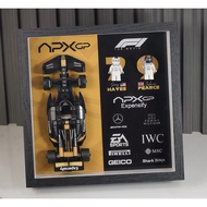 Display Wall Photo Frame 77252 Speed Champions APXGP Team Race Car from F1 The Movie (without Buildi