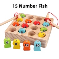Memory Training Wooden Fishing Game for Elderly Senile Dementia Prevention Magnetic Toy Intellectual