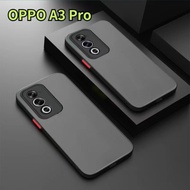 A3pro Hard Phone Case Solid Color Oppo A3pro Matte Back Shockproof A3 Pro