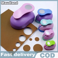 Maudland 9/16/25mm Circle Round Hole Punch DIY Handmade Paper Scrapbooking Cutter Tool MY