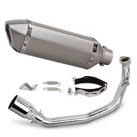 GY6 Exhaust System For GY6 Engine Zuma Tank150 Tank200 125CC 150CC 200CC Motorcycle Exhausts Scooter