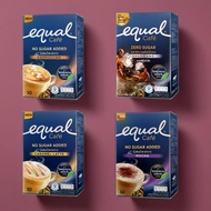 Equal อิควล กาแฟปรุงสำเร็จชนิดผง 4 รสชาติ: มอคค่า, คาราเมลลาเต้, คาปูชิโน่ และ อเมริกาโน่(ไม่มีน้ำตาล)