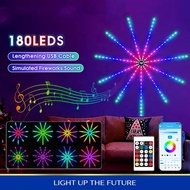LED fireworks Fairy Lights Christmas lights outdoor  Decorations for Home Dream Color Lamp 5050 RGB 