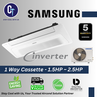 SAMSUNG 1 Way Inverter Ceiling Cassette Air Conditioner (1.5HP / 2.0HP / 2.5HP) R410A Series