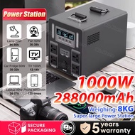 Power Station Solar 300W/600W/1000W Generator Silent Camping Portable Power Supply