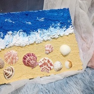 體驗活動 【體驗】石英砂貝殼海 肌理畫