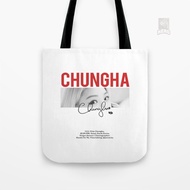 All About Chungha Canvas Tote Bag