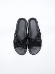 DANDY COSMO |รองเท้าแตะ Sandal หนังแท้ พื้นหนา น้ำหนักเบา  ดีไซน์สวยหรู รุ่น Bottei [ NB02-1-42 ]