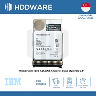 ThinkSystem 10TB 7.2K SAS 12Gb Hot Swap 512n HDD 3.5" // 7XB7A00046 // 00YK035