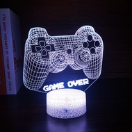 Creative Gaming Ambient Light Gamepad 3D Night Light XBOX Decorative Light LED7 Color Light Pollutio