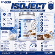 Evogen Isoject 100% Whey Protein Isolate 2lbs - Premium Whey Isolate with BCAA, EAA, Ignitor Enzymes