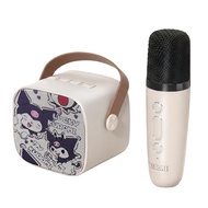 BEST SELLER ONKAC KUROMI SPEAKER MIKROFON BLUETOOTH NIRKABEL MINI SPEAKER PORTABEL KUROMI KELUARGA S