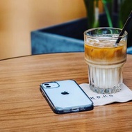 ARMOR iPhone 12 Signature 系列電話保護殼_水晶灰透/灰帶