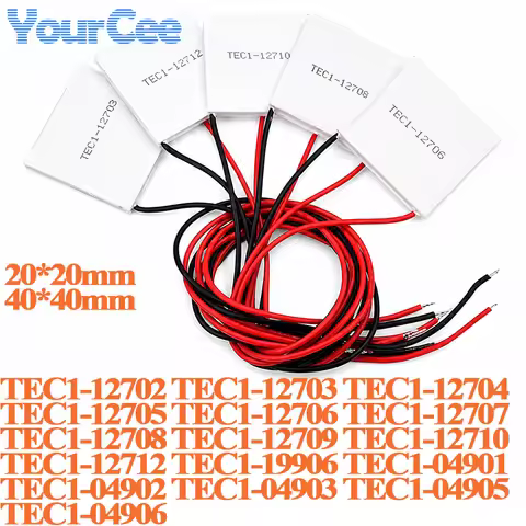 Semiconductor Refrigerator Thermoelectric Cooler Peltier TEC1-12702 TEC1-12706 TEC1-12712 TEC1-19906