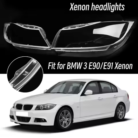 Car Xenon Headlamp Shade Cover Headlamp Cover For Bmw 3 Series E90 E91 2006-2012 Facelift Headlight 