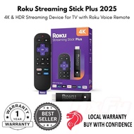 Roku Streaming Stick Plus 2025 4K HDR Streaming Airplay Google Home Amazon Alexa Apple Home netflix 