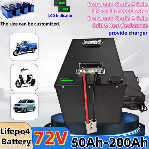 200Ah Battery Lithium 72V 150Ah Lifepo4 72V 50Ah 60Ah 70Ah 80Ah 100Ah 150Ah 180Ah 200Ah Lithium Batt