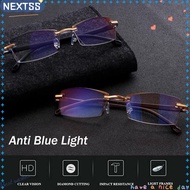 NEXTSS Reading Glasses +1.0 to 3.0 Degree Computer Gaming Goggles Rimless Ultralight Presbyopia Glas