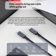 (WHMS) 240W USB C to Type C Cable PD 3.1 8K 60Hz Video Output 40Gbps Fast Data Sync for Home Office 