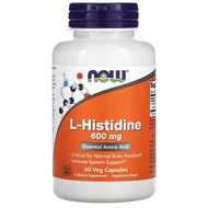 NOW Foods, L-Histidine, 600 mg, 60 Veg Capsules