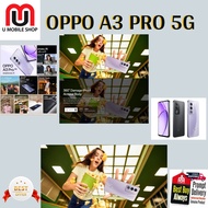 OPPO A3 Pro 5G 16(8+8GB) + 256GB / 2 Years Screen Care / 360° Damage-Proof Armour Body /45W SUPERVOO