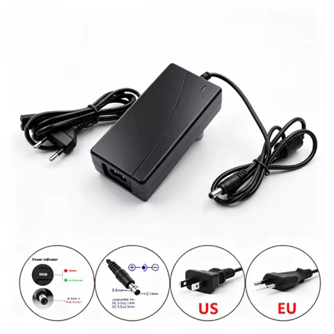 36V/42V Charger Lithium Battery Charger Output 42V2A Input 100-240V AC Lithium Li-Poly Charger For 1
