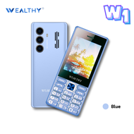 โทรศัพท์ WEALTHY รุ่น W1 มือถือปุ่มกด 4G ฟีเจอร์โฟน มือถือรุ่นใหม่ล่าสุด มือถือ จอ2.8นิ้ว ใส่ได้2ซิม แบตเตอรี่ 2500mAh รับประกันศูนย์ไทย 12เดือน