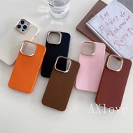 Fashion Dermatoglyph Phone Case for iPhone 16 15 14 13 12 11 Pro 15 16 Plus Solid Color Silicone Sho