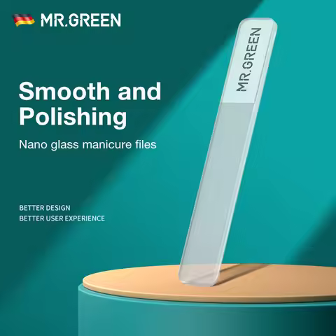 MR.GREEN Nano Glass Nail Files Professional Polishing Manicure Art Tool Washable make nails brighten